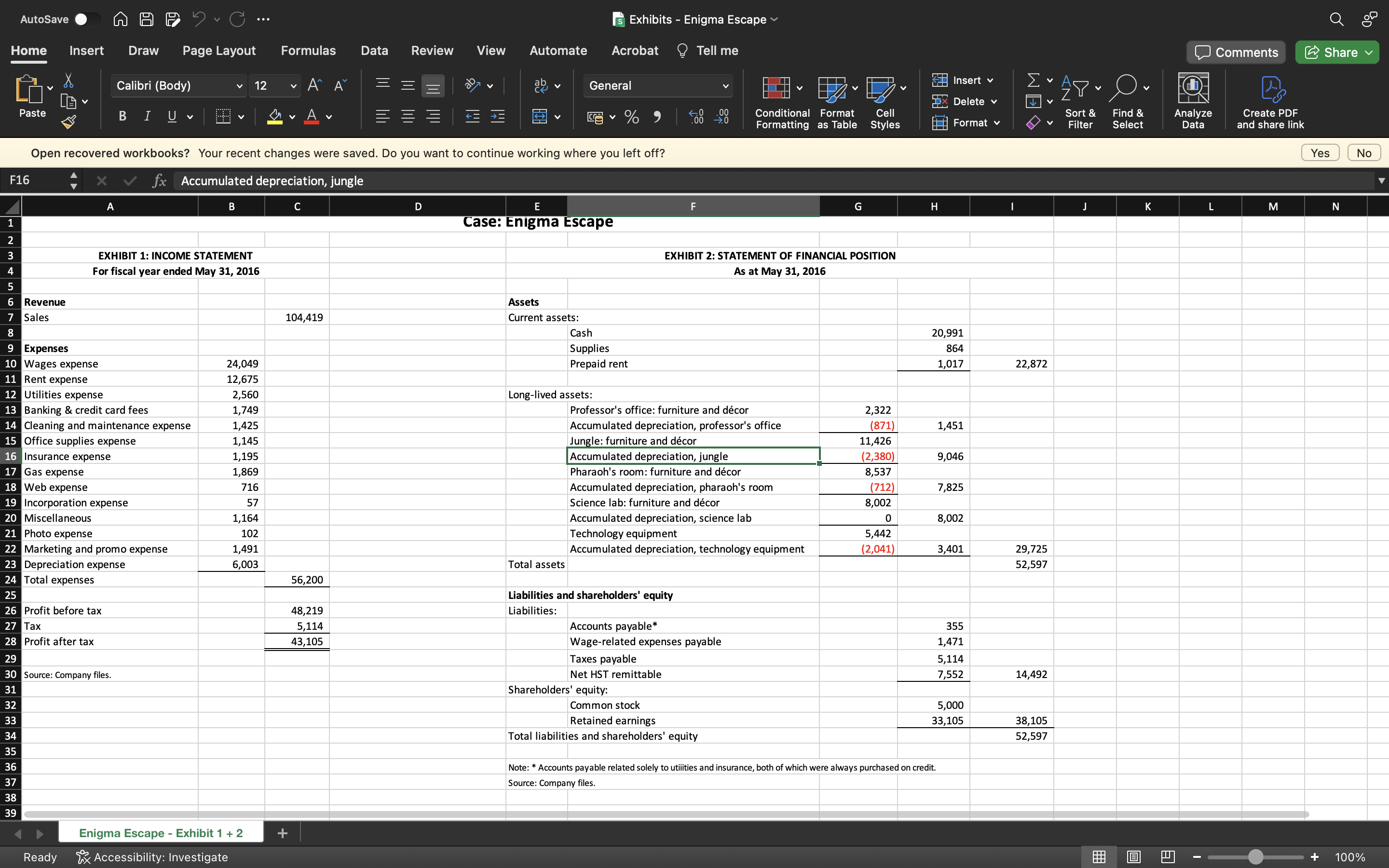  AutoSave " HE ? C ... Is Exhibits - Enigma Escape