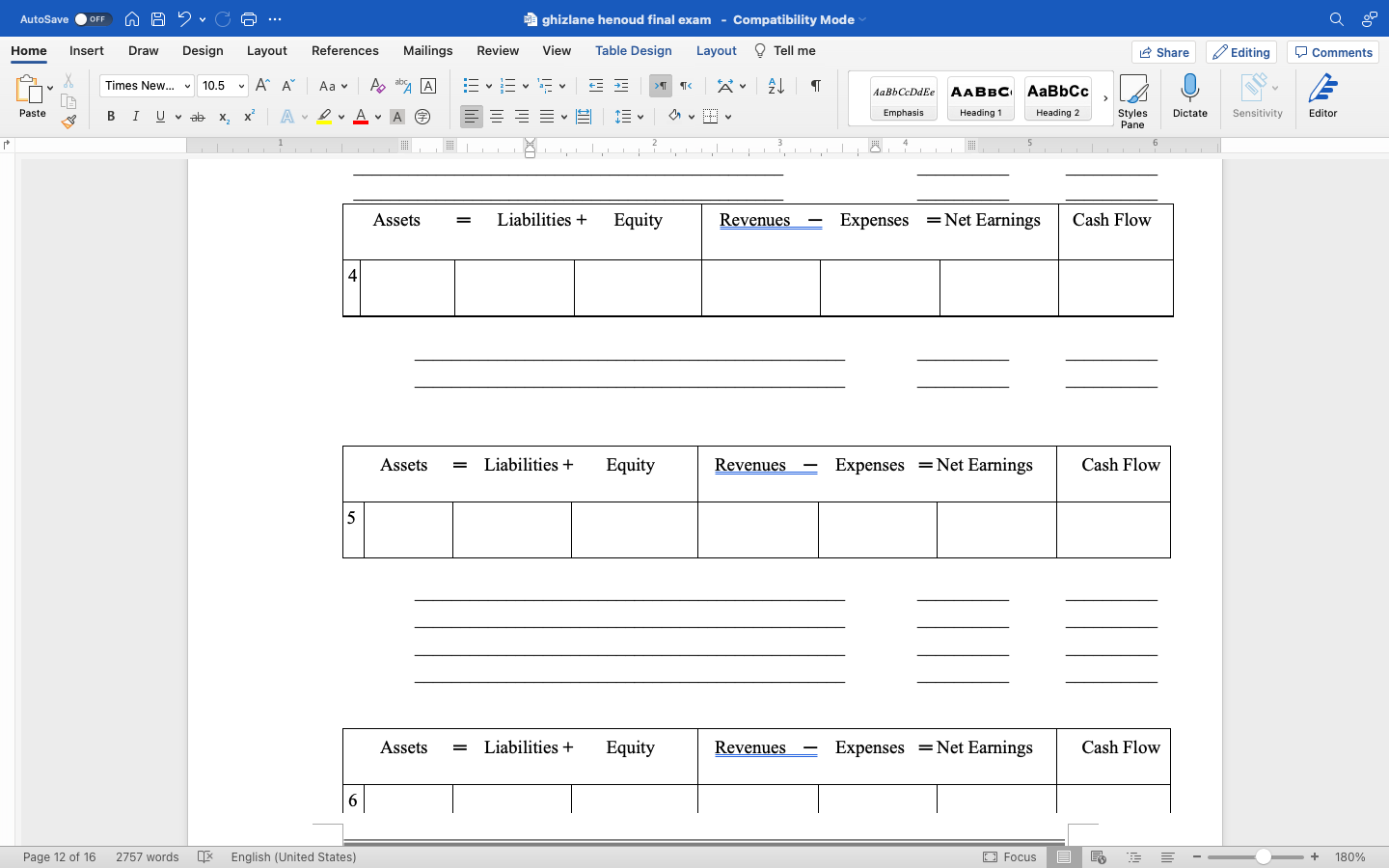 AutoSave O OFF A A ) . G G ... ghizlane