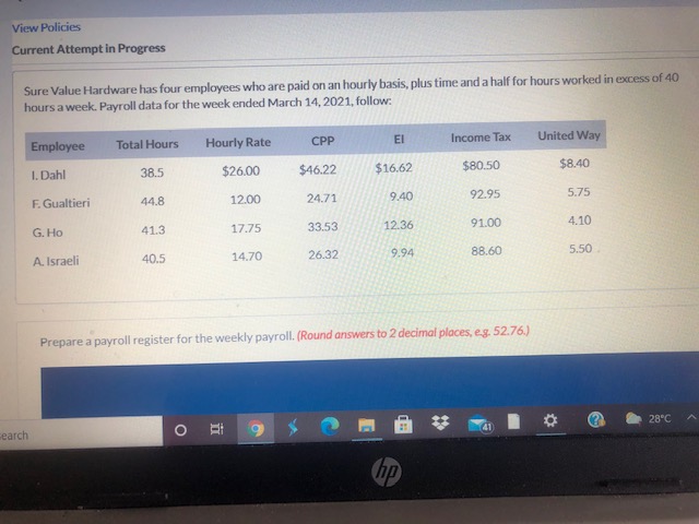  View Policies Current Attempt in Progress Sure Value Hardware has four