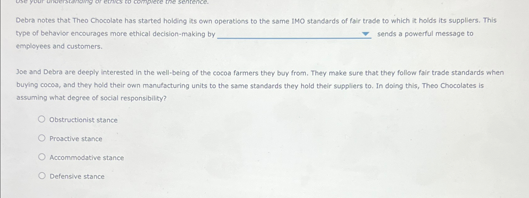  Debra notes that Theo Chocolate has started holding its own operations