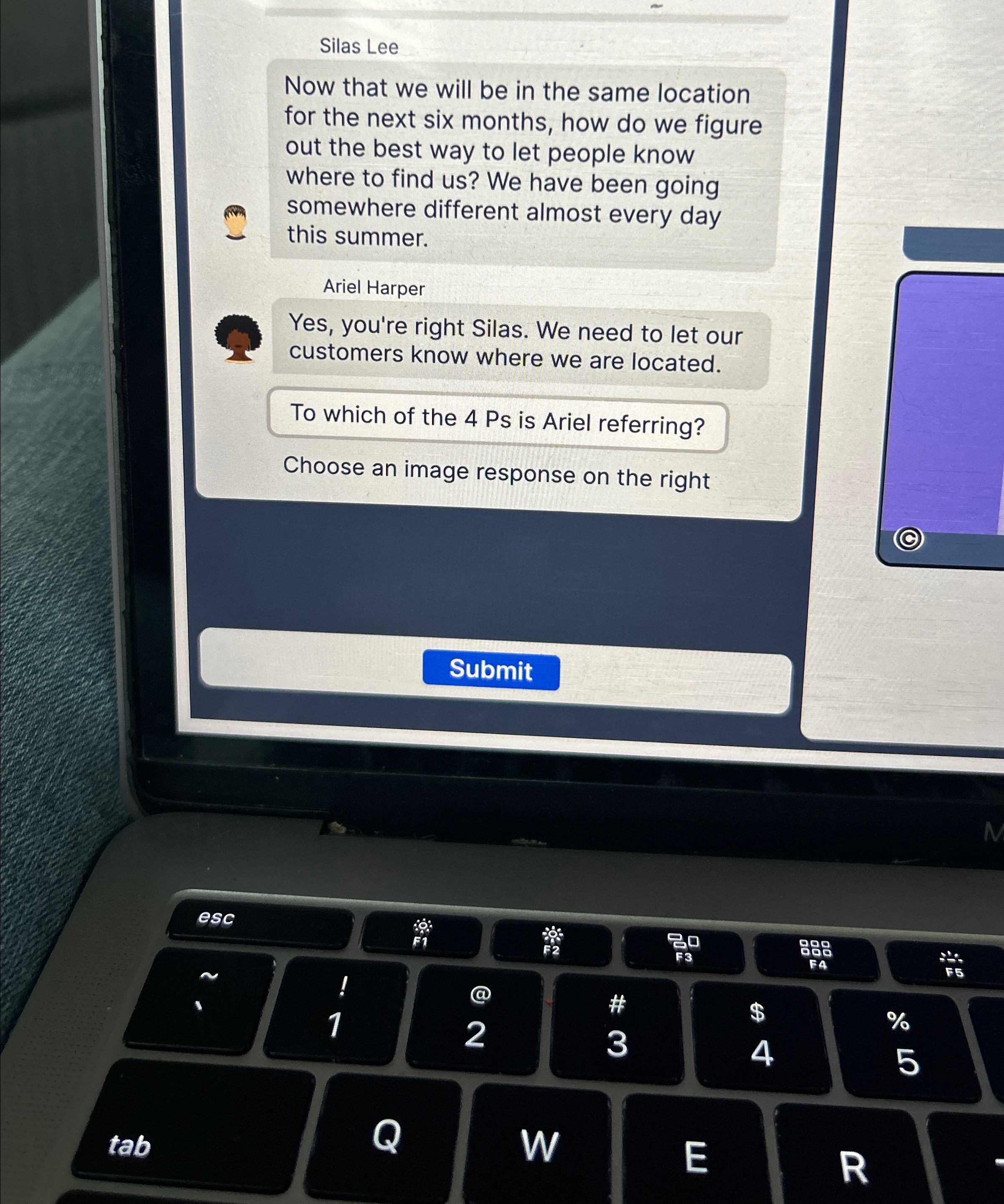  Silas Lee Now that we will be in the same location