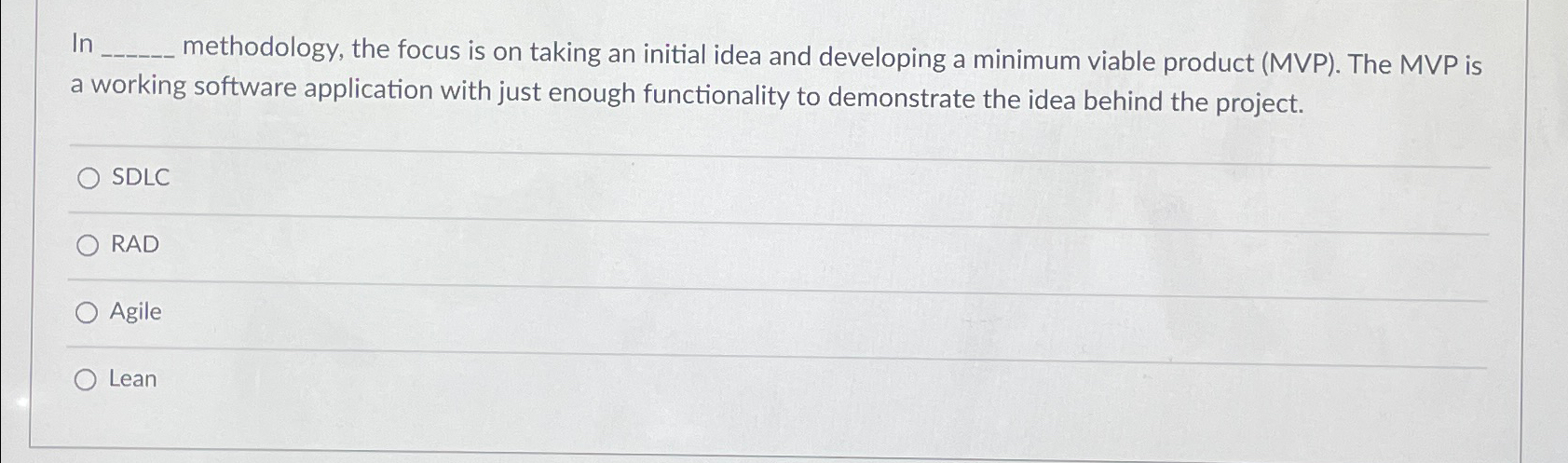  In methodology, the focus is on taking an initial idea and