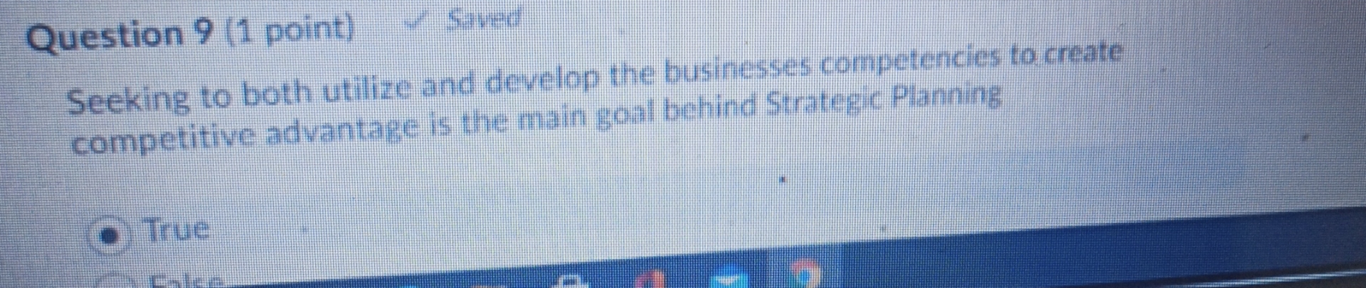  Question 9(1 point) Swved Seeking to both utilize and develop the