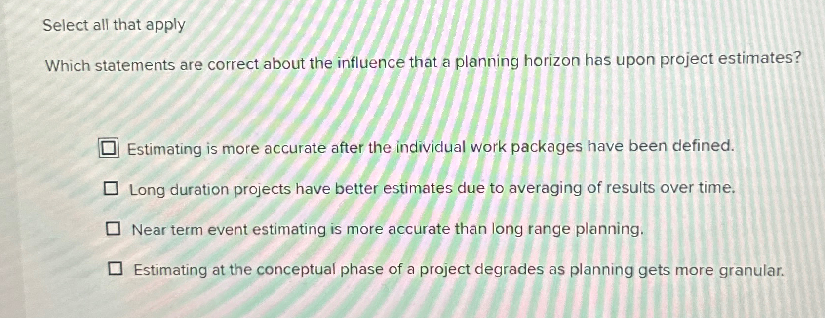  Select all that apply Which statements are correct about the influence