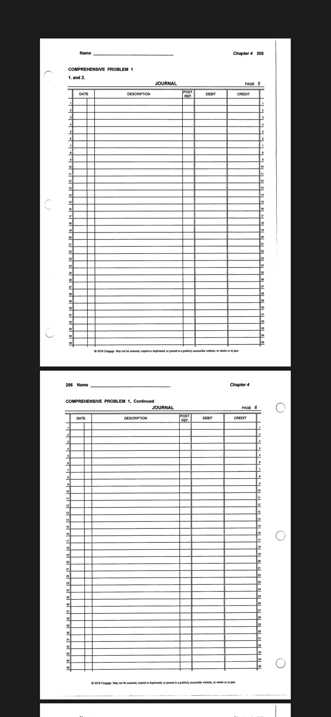 Record and post the closing entries. Indicate closed accounts in the ledger