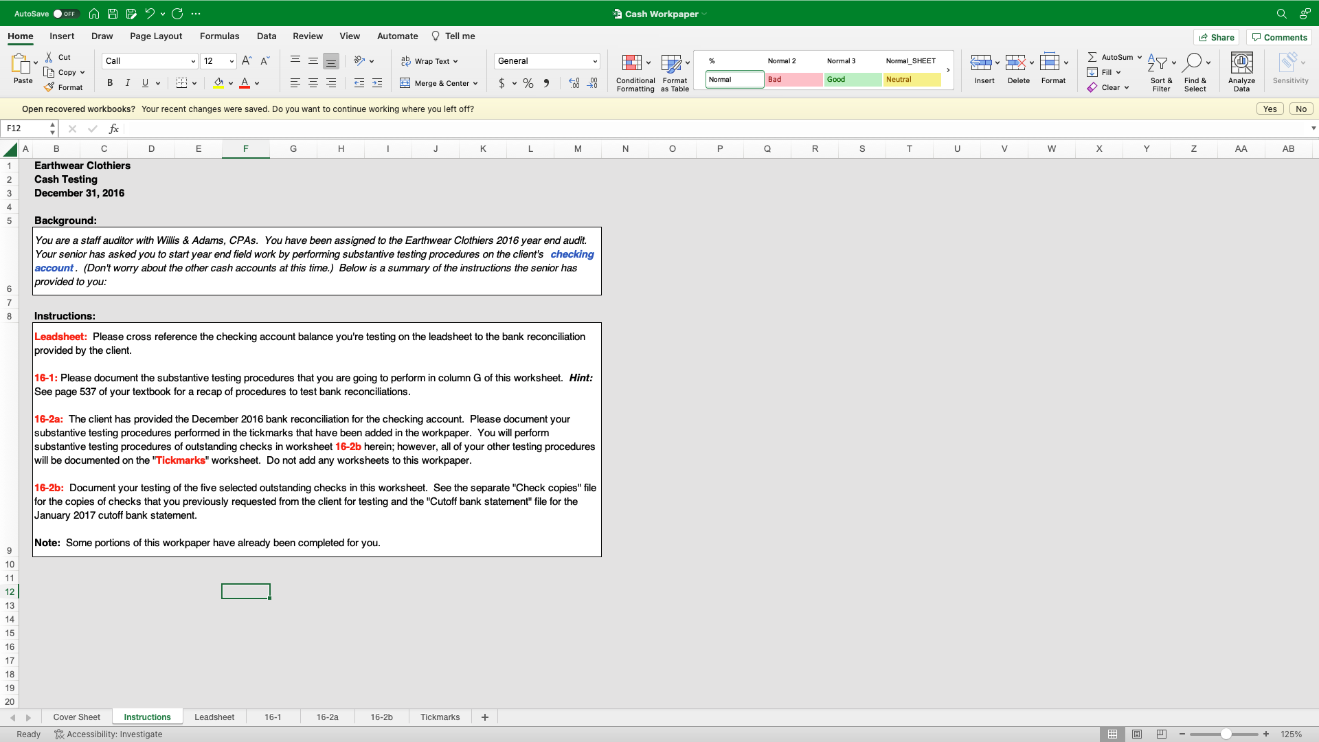 AutoSave O OFF A B 9 . C ... 3 Cash