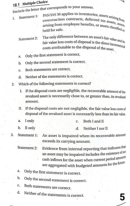 not deal with the following matters, except: a. measurement in a lessee's