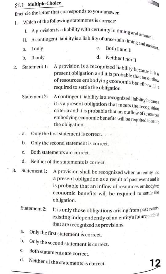 statements of investment property provided to a lessee under an operating lease.