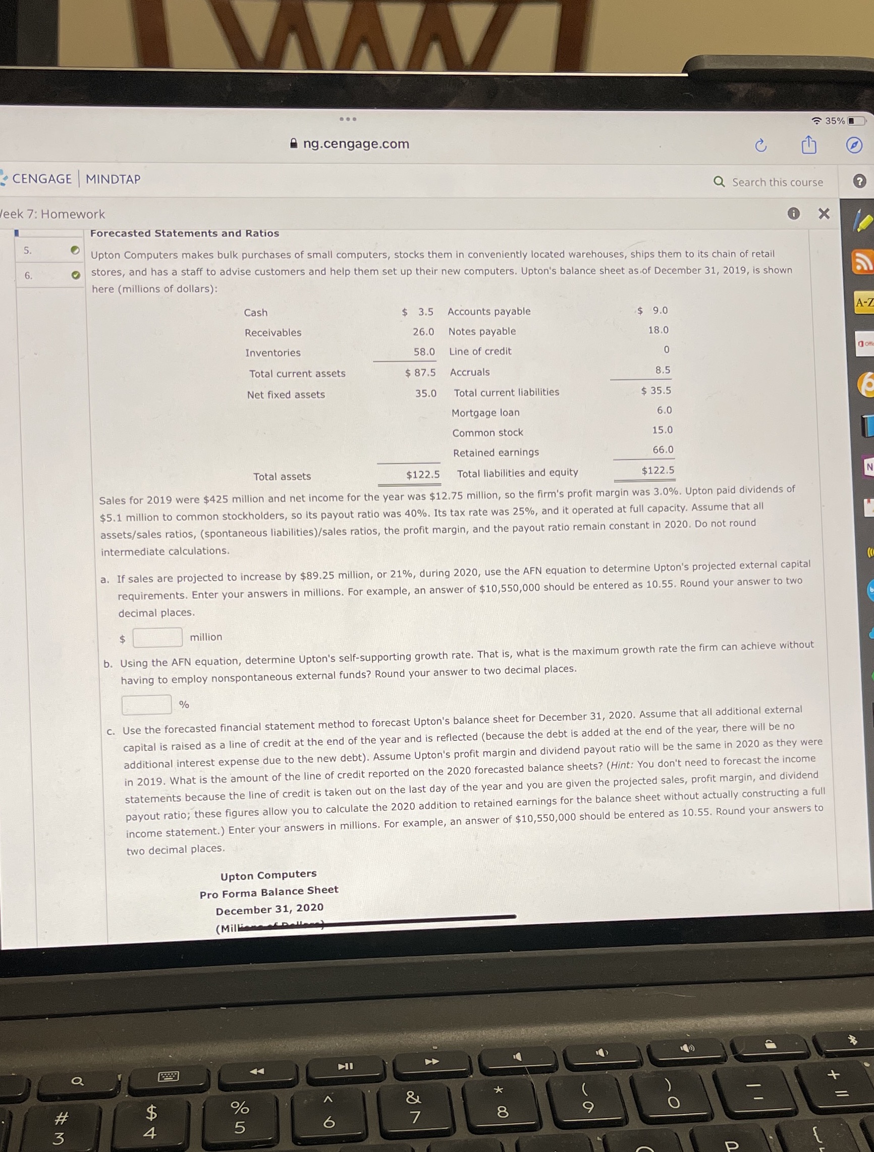  ... 35% ng.cengage.com CENGAGE | MINDTAP Q Search this course eek