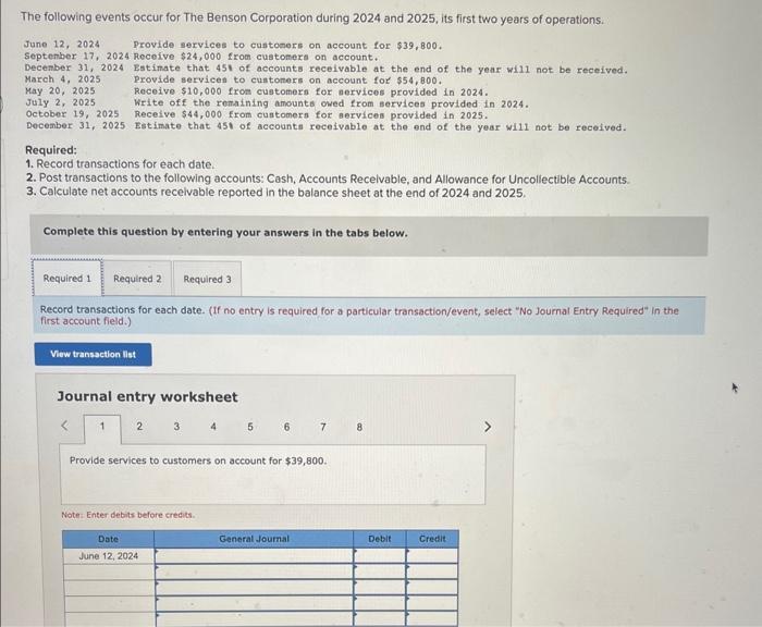 image) Please provide answer in text (Without image)Every Entry should have narration