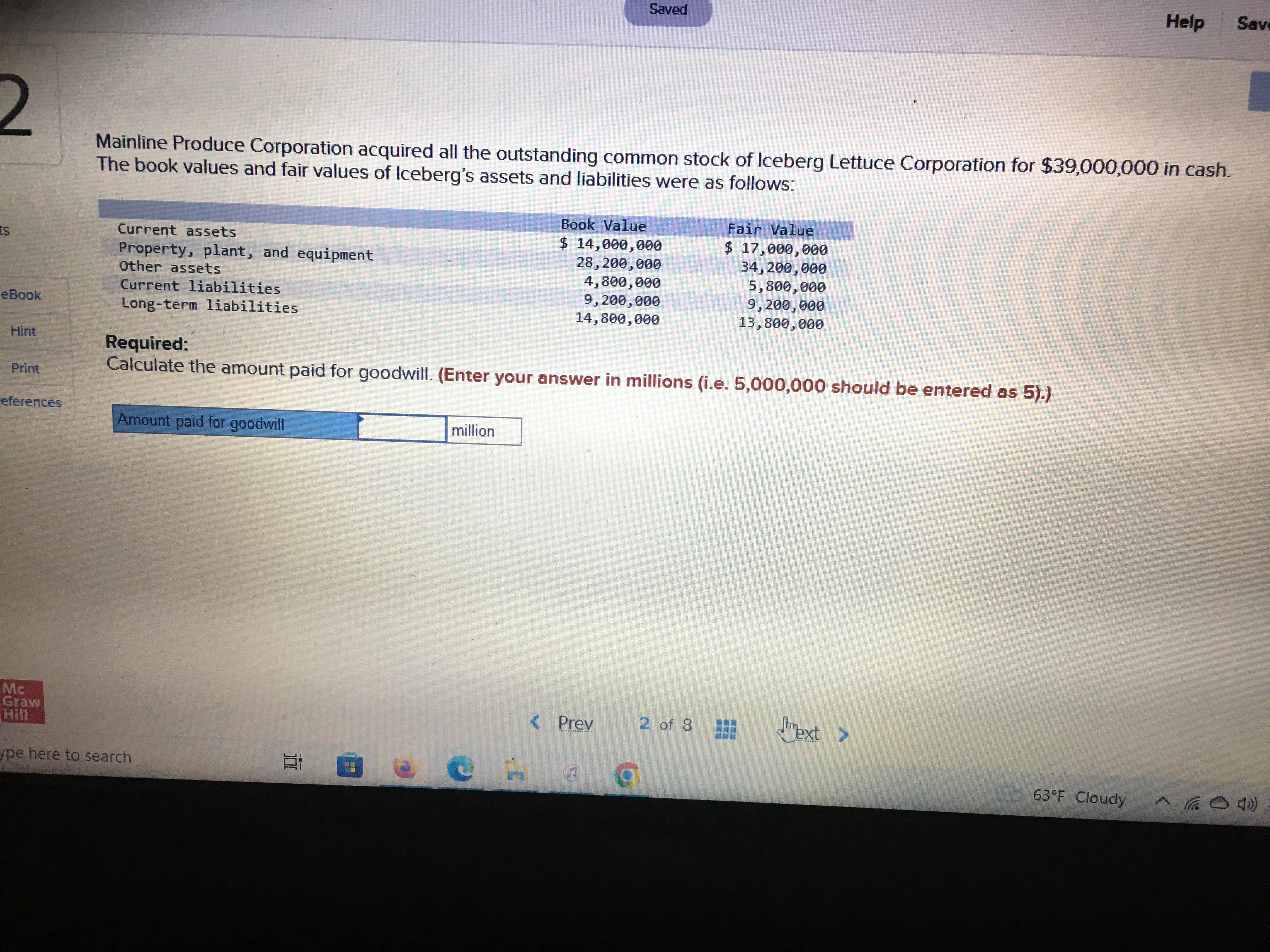 i need help with this.... Saved Help Sav N Mainline Produce Corporation