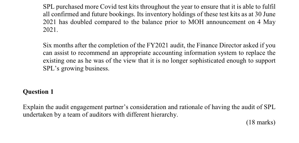 small local firm, set-up by two former Big4 auditors in January 2020.