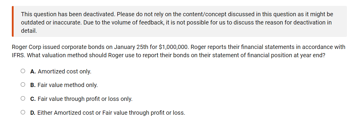  This question has been deactivated. Please do not rely on the