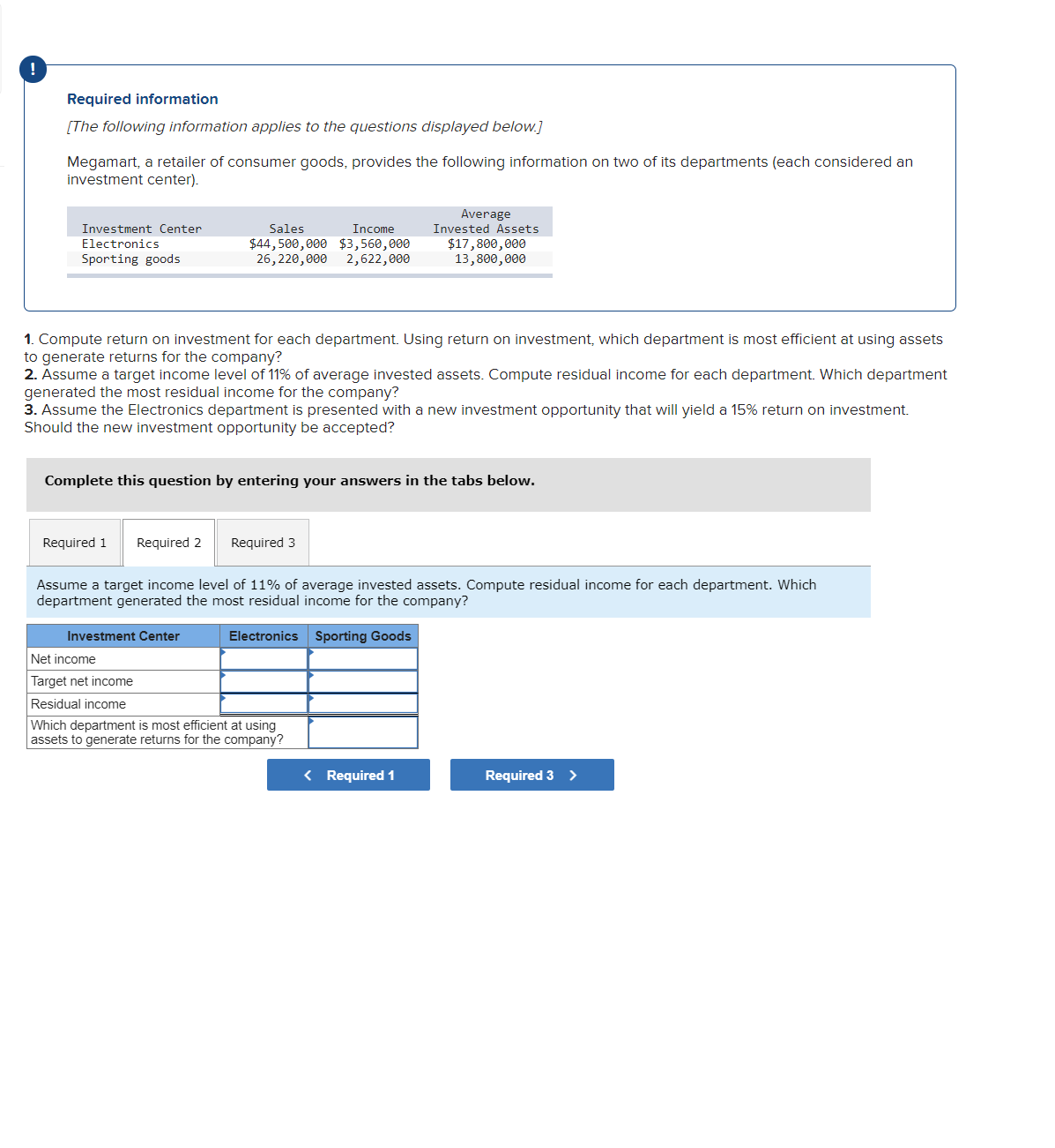 filling this out. Required information [The foilowfng Information applies to the questions