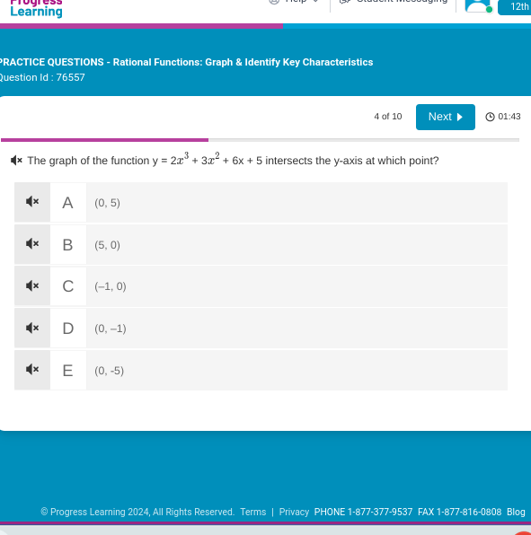 answer this Learning 1 2th RACTICE QUESTIONS - Rational Functions: Graph &