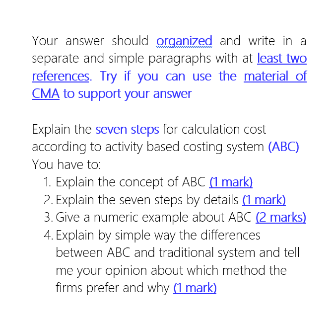 Please solve it into separate paragraphs Your answer should organized and write
