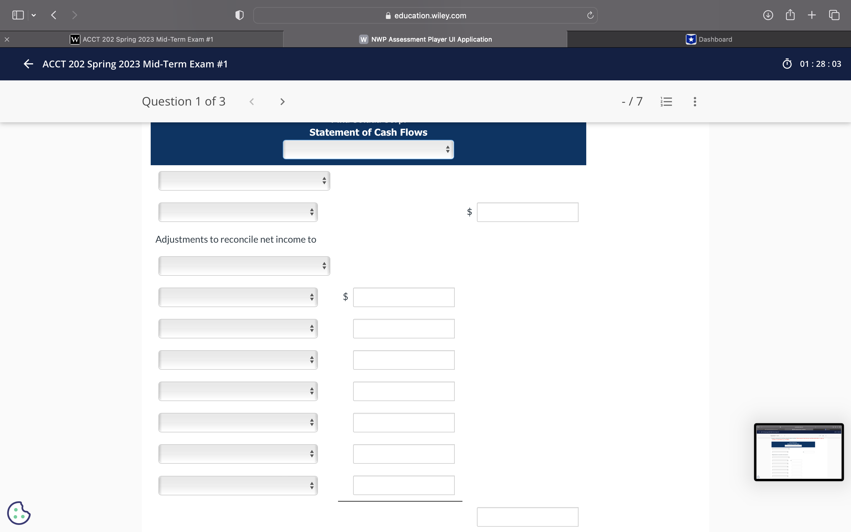 274,700 241,500 Accumulated depreciation (46,100 ) (51,500 ) Total $721,100 $511,200 Liabilities