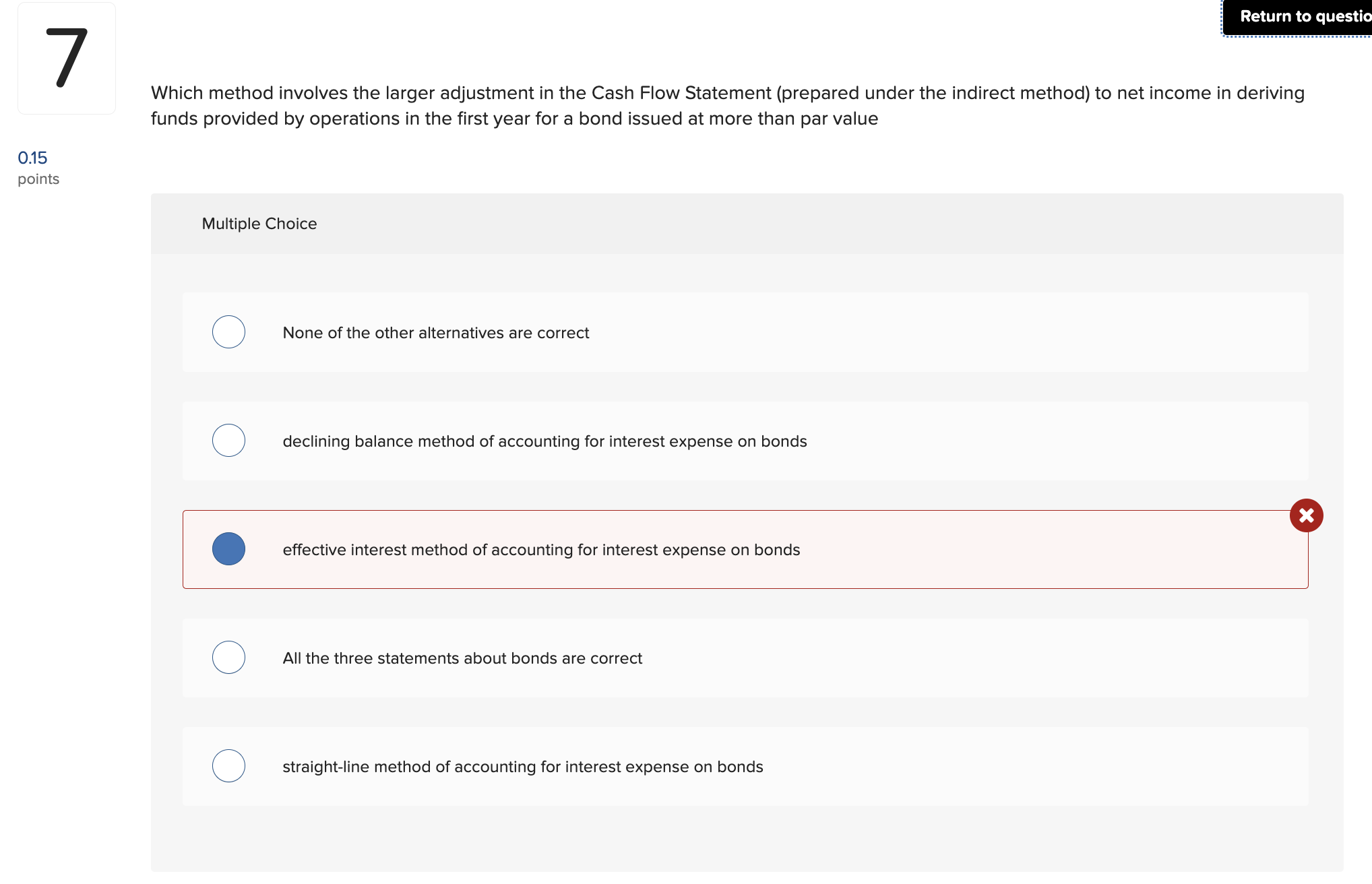 correct the wrong questions below and explain your reasoning and calculations for