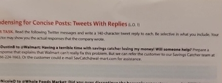  idensing for Concise Posts: Tweets With Replies (L.. I) A TASK.