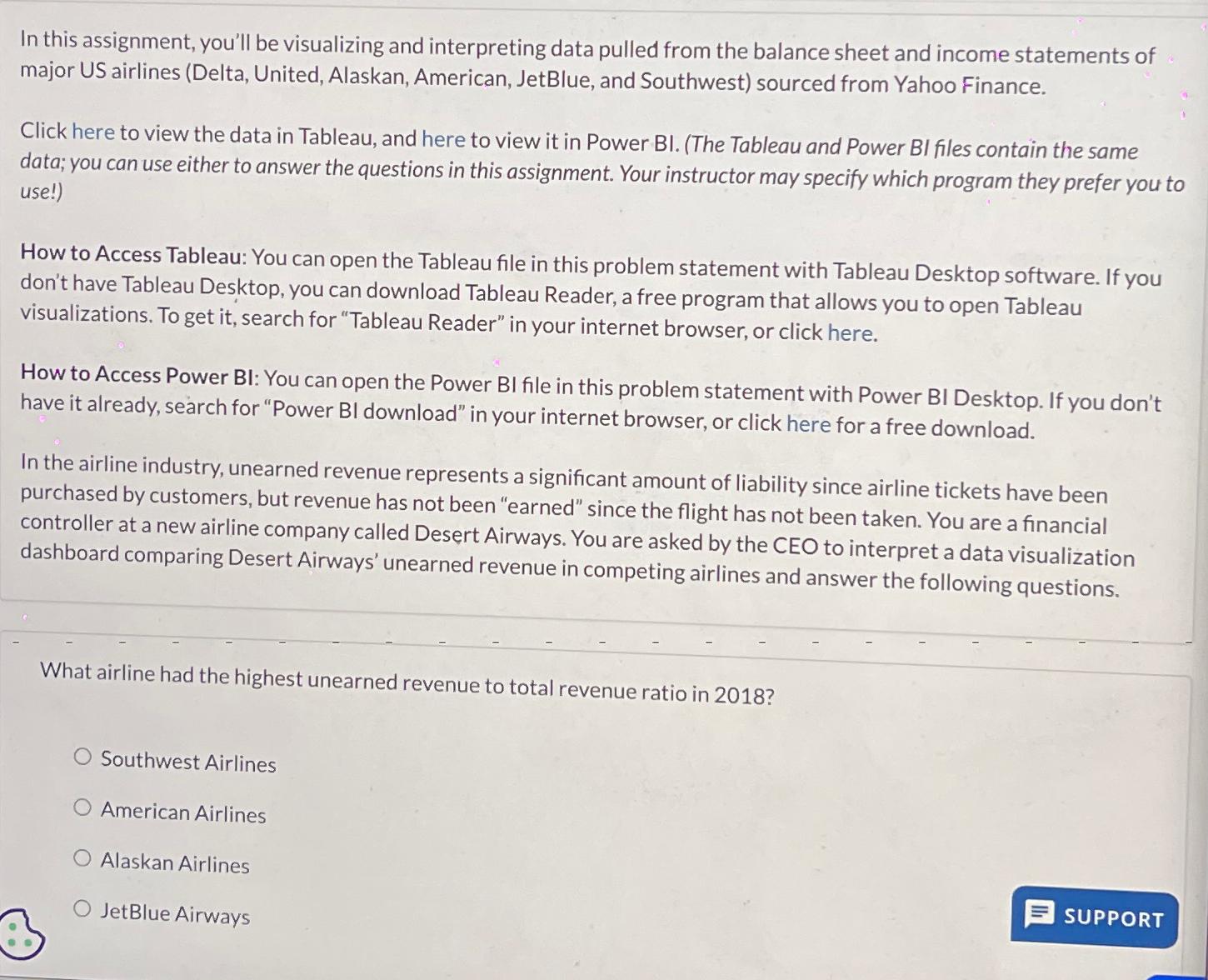  In this assignment, you'll be visualizing and interpreting data pulled from