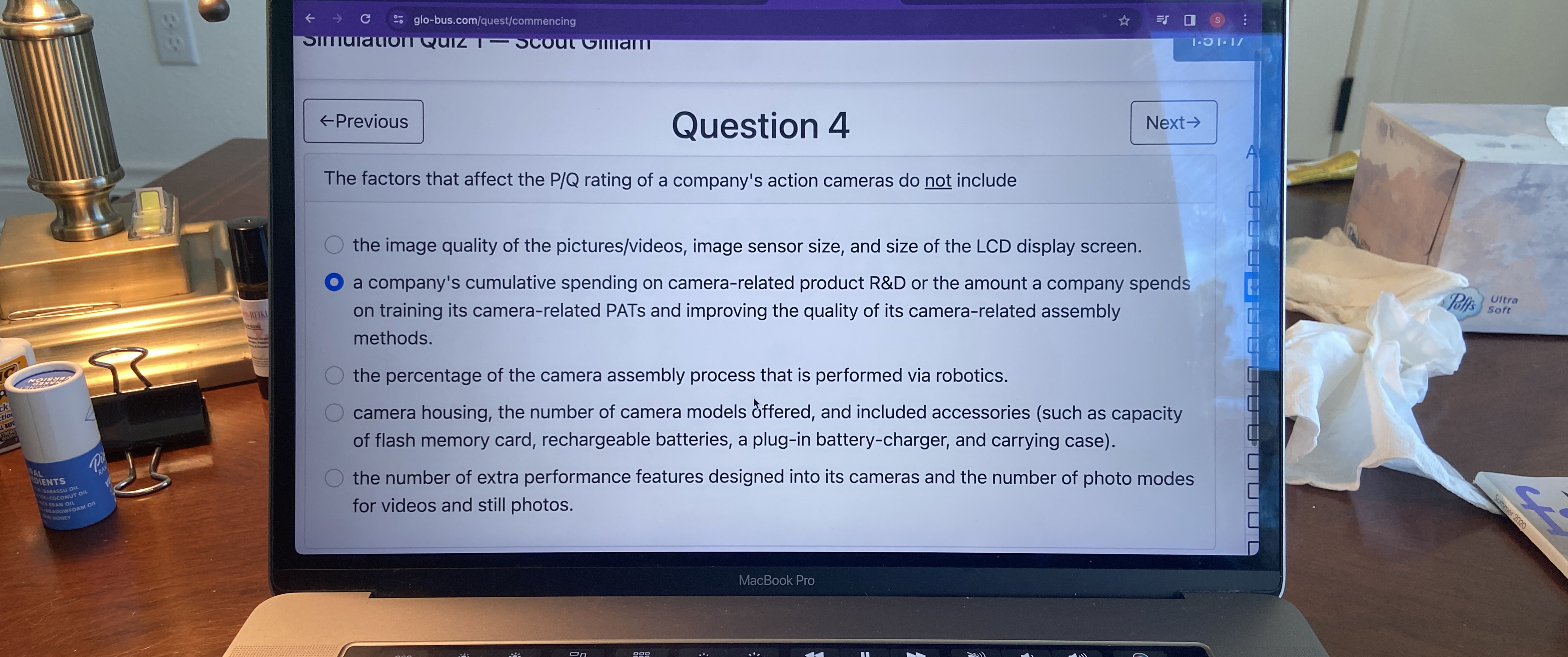  larr Previous Question 4 Next The factors that affect the P/Q