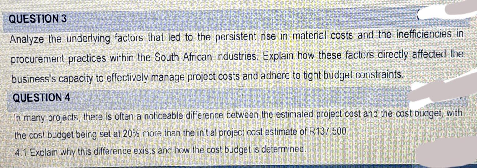  Background to the Problem: The small business, specializing in custom woodwork