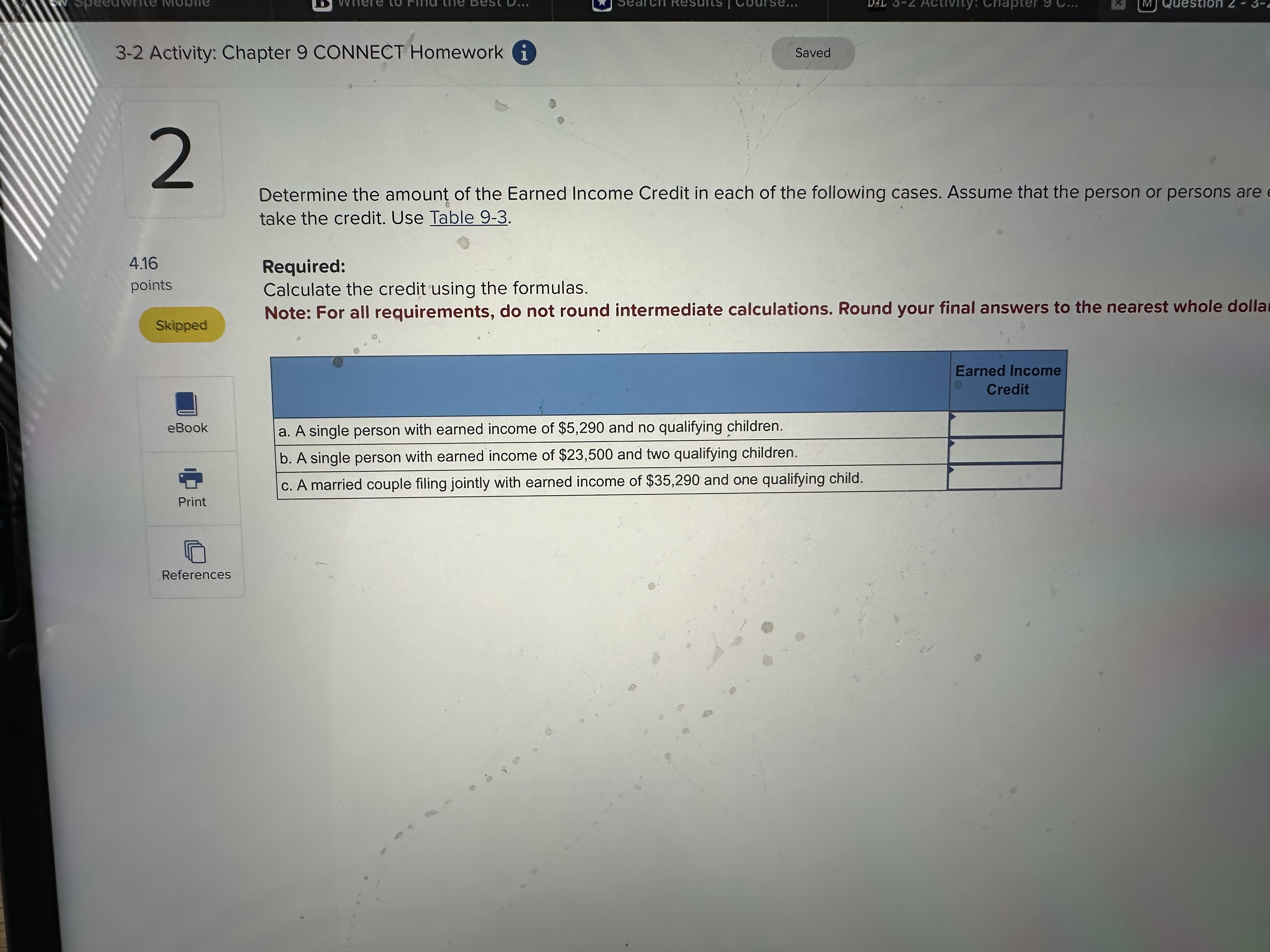 i Saved Help 3 Determine the amount of the child tax credit