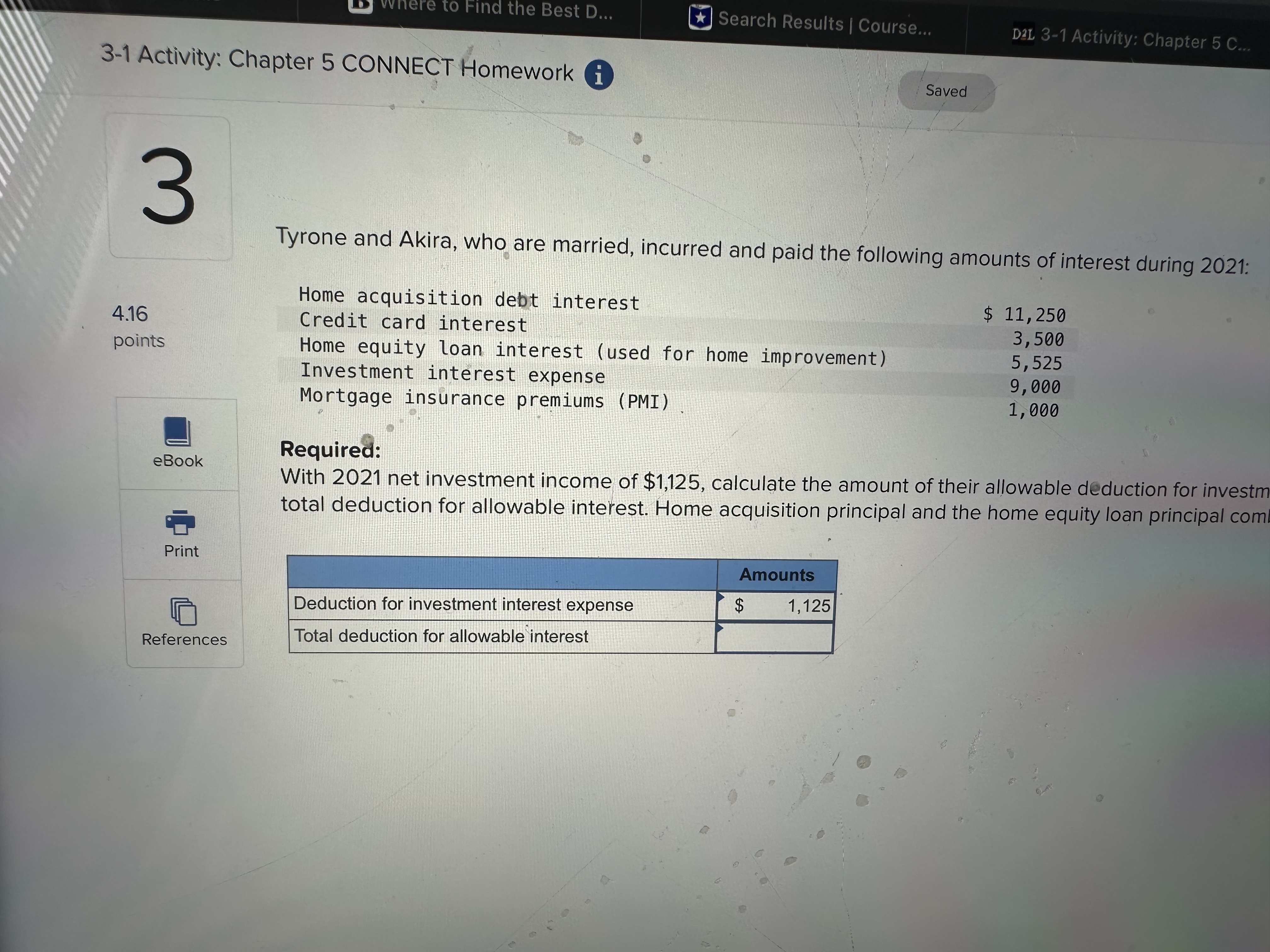 in each of the following cases: 4.16 Child Tax Credit points Allowed