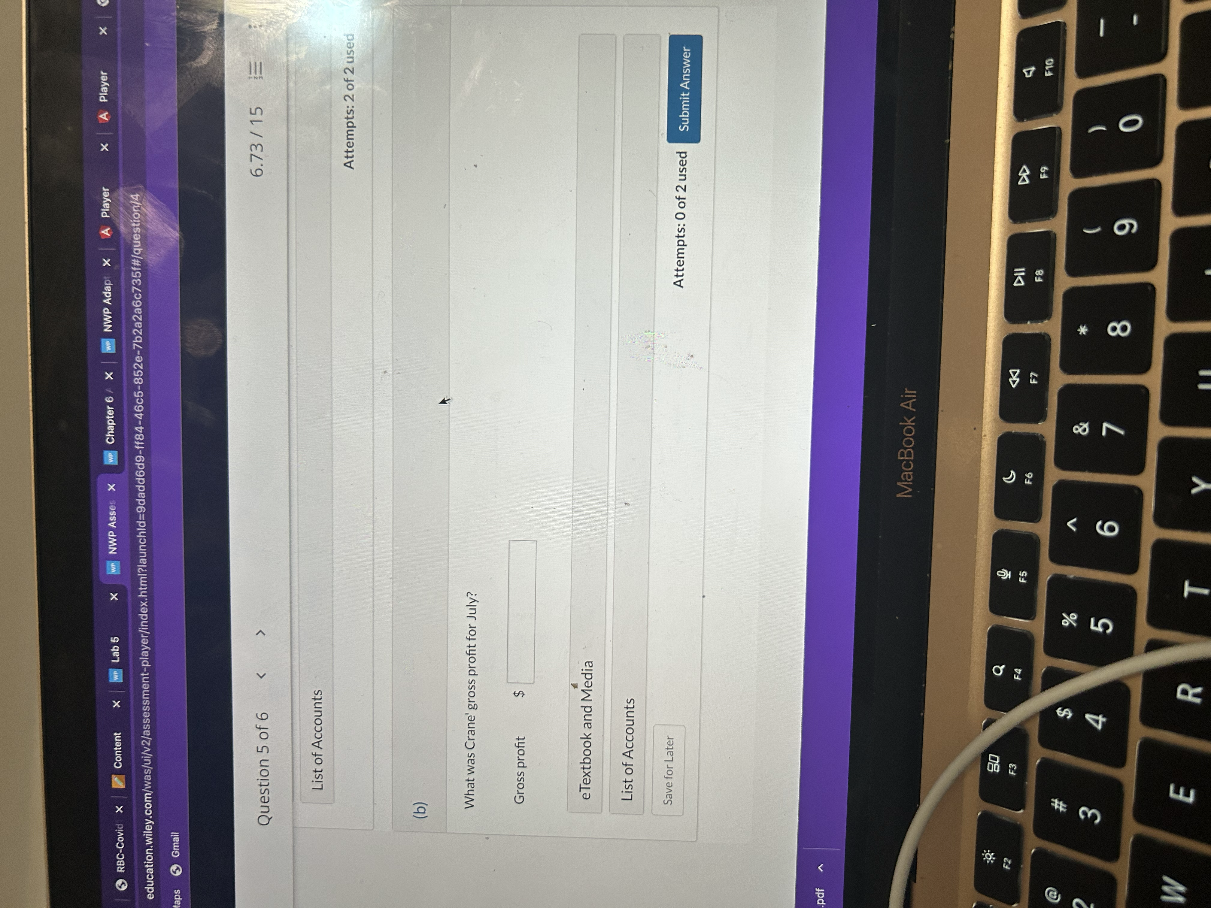  WP Chapter 6 / x We NWP Adapt X A Player