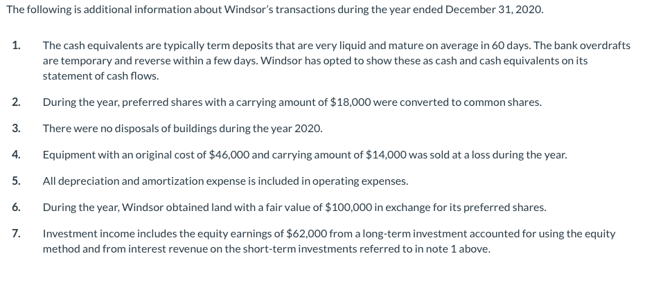 Inc.. and its statement of income for the year ending December 3