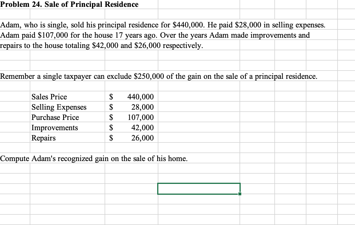 For each of the following like-kind exchanges of real estate, compute the