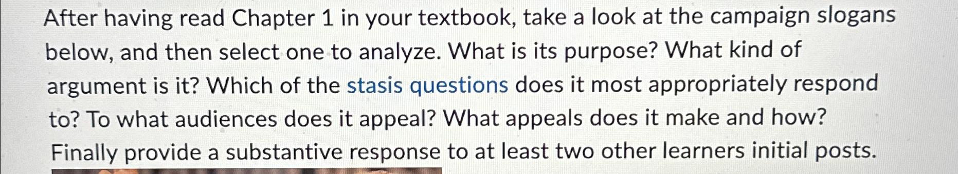  After having read Chapter 1 in your textbook, take a look