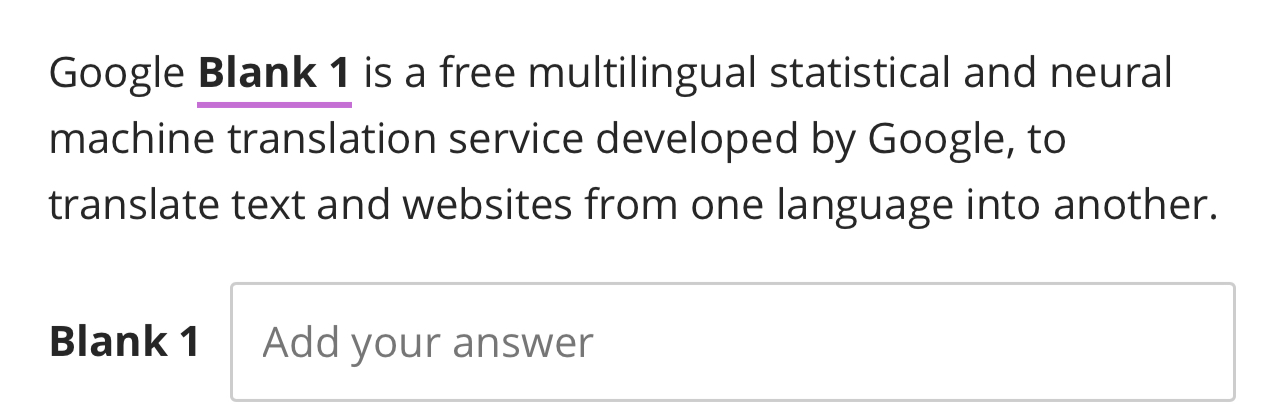  Google Blank 1 is a free multilingual statistical and neural machine