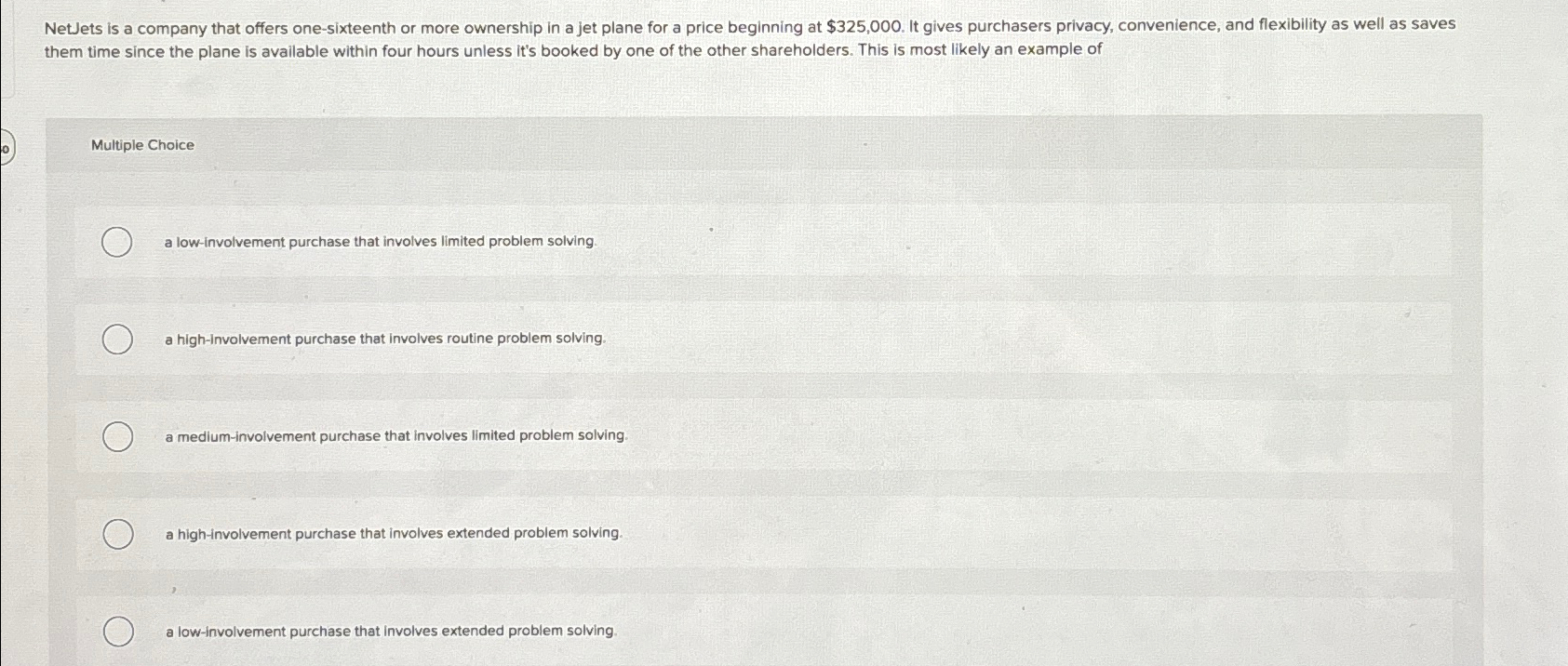  them time since the plane is available within four hours unless