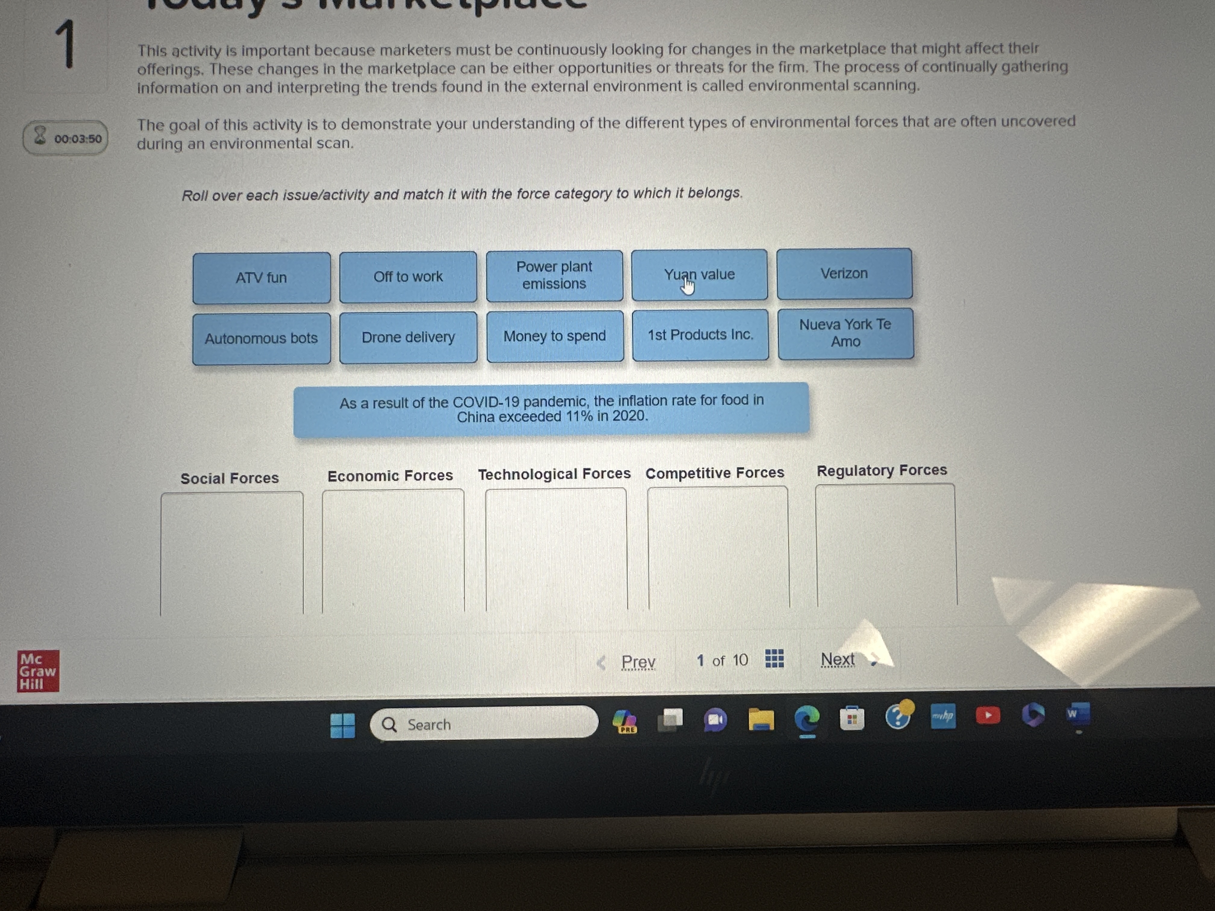  1 This activity is important because marketers must be continuously looking