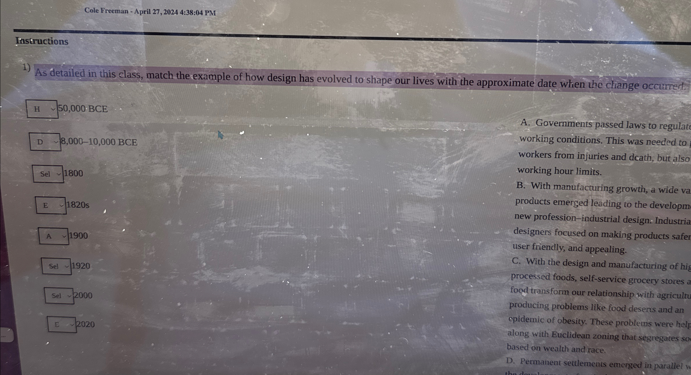  Cole Freeman - April 27,20244:38:04 PMI Instructions As detailed in this