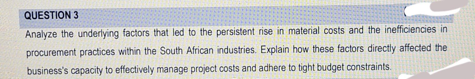 Background to the Problem: The small business, specializing in custom woodwork