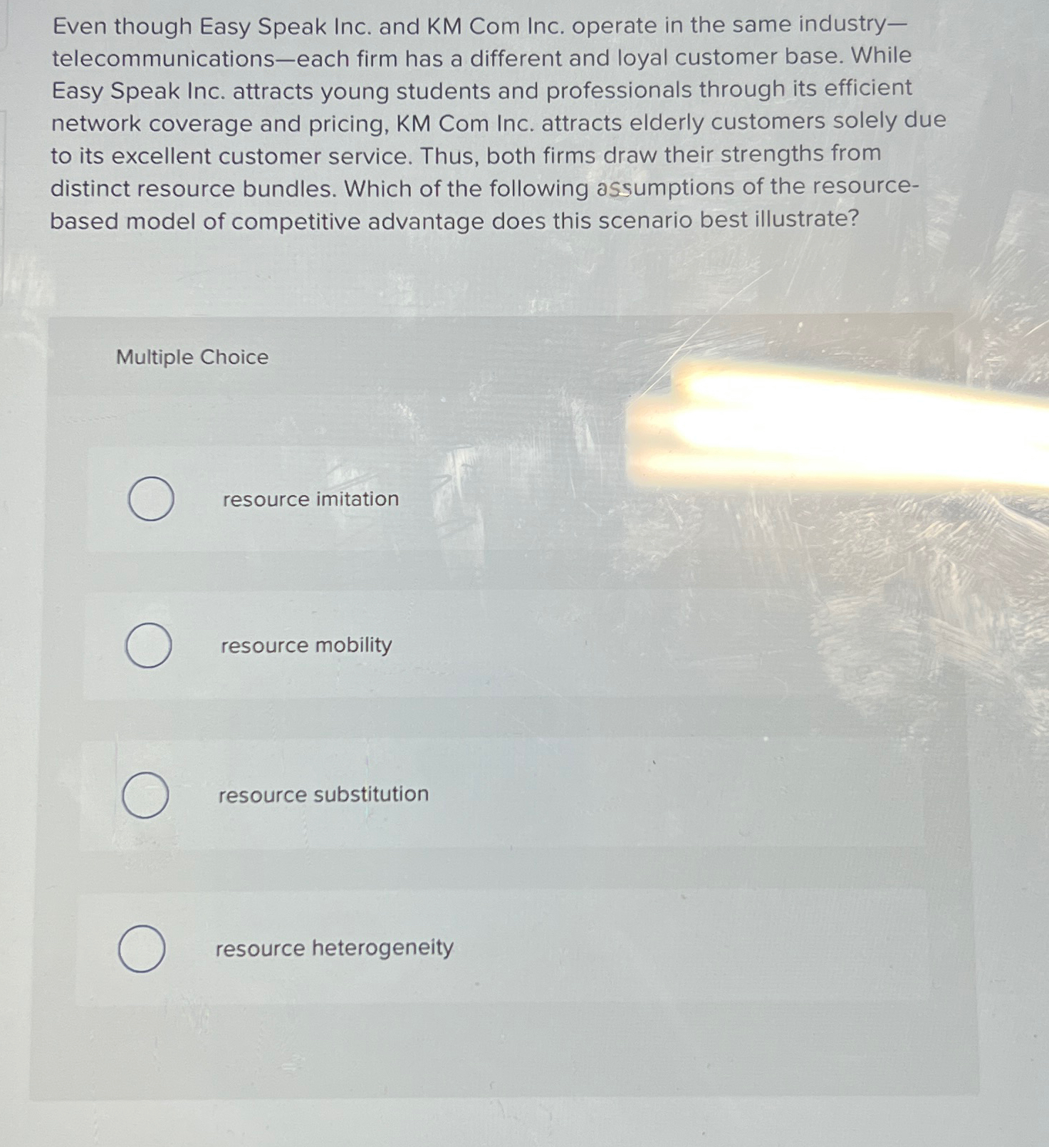  Even though Easy Speak Inc. and KM Com Inc. operate in