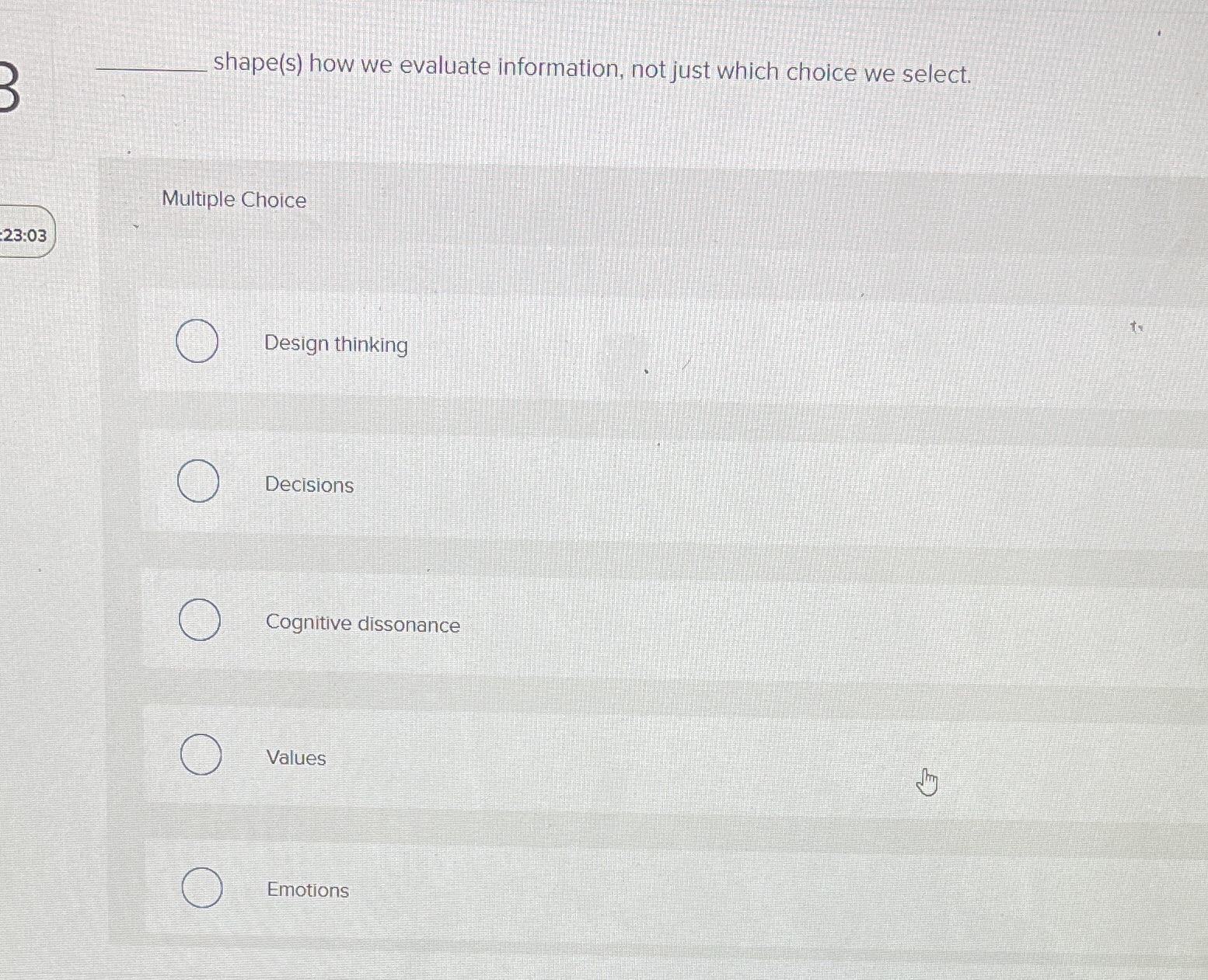  shape(s) how we evaluate information, not just which choice we select.