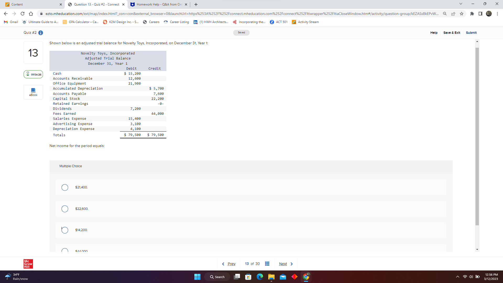 X - > C Dezto.mheducation.com/ext/map/index.html?_con=con&external_browser=0&launchUrl=https%253A%252F%252Fconnect.mheducation.com%252Fconnect%252Fltiwrapper%252FltiaCloseWindow.htm#/activity/question-group/kEZASSBKEPVW.. Q [ * * 0 M Gmail