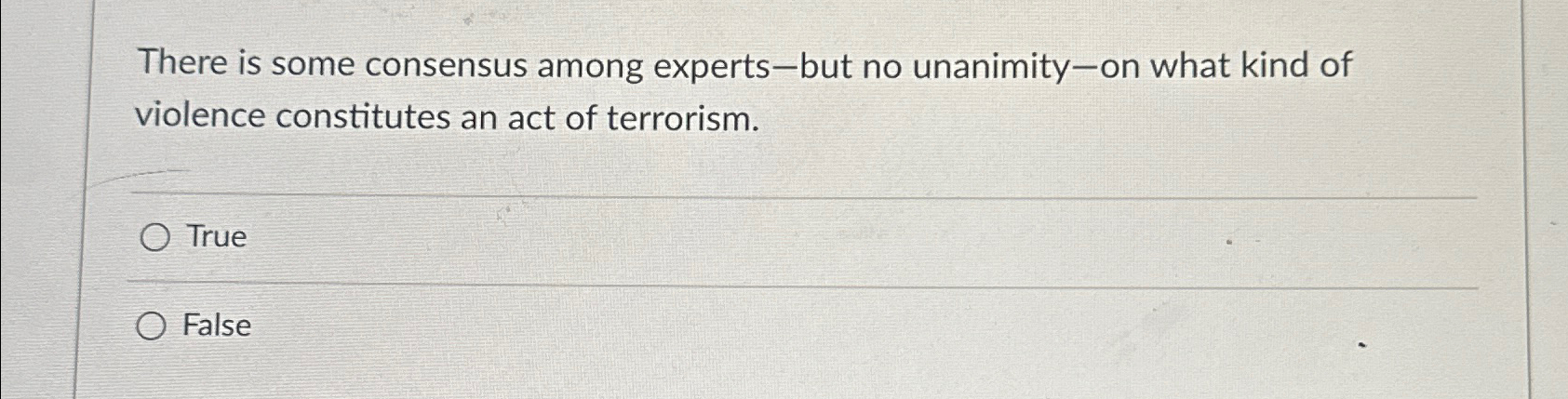  There is some consensus among experts-but no unanimity-on what kind of