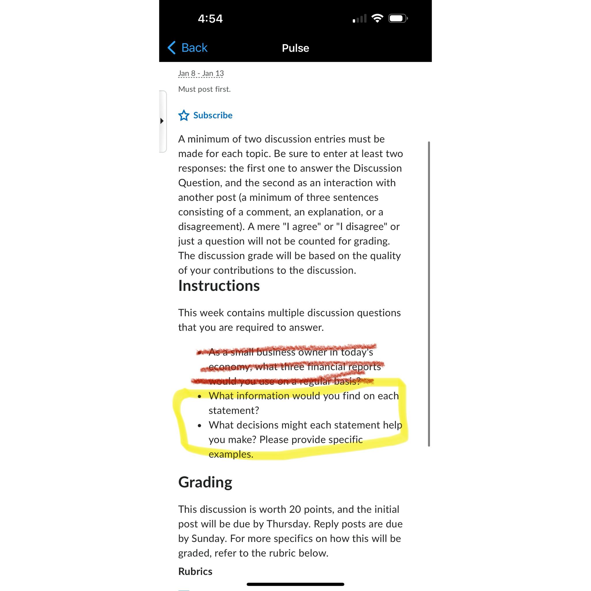 4:54 Back Pulse Jan 8- Jan 13 Must post first. Subscribe