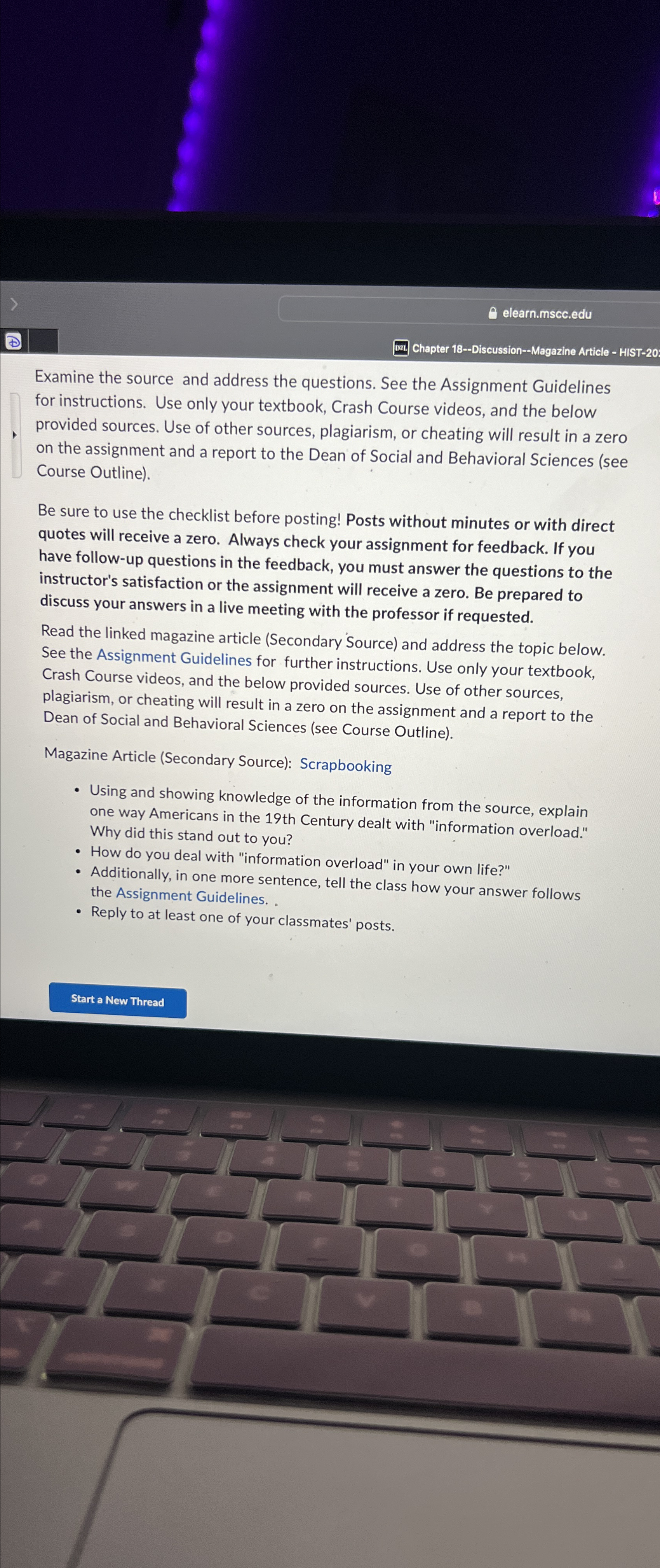  Examine the source and address the questions. See the Assignment Guidelines