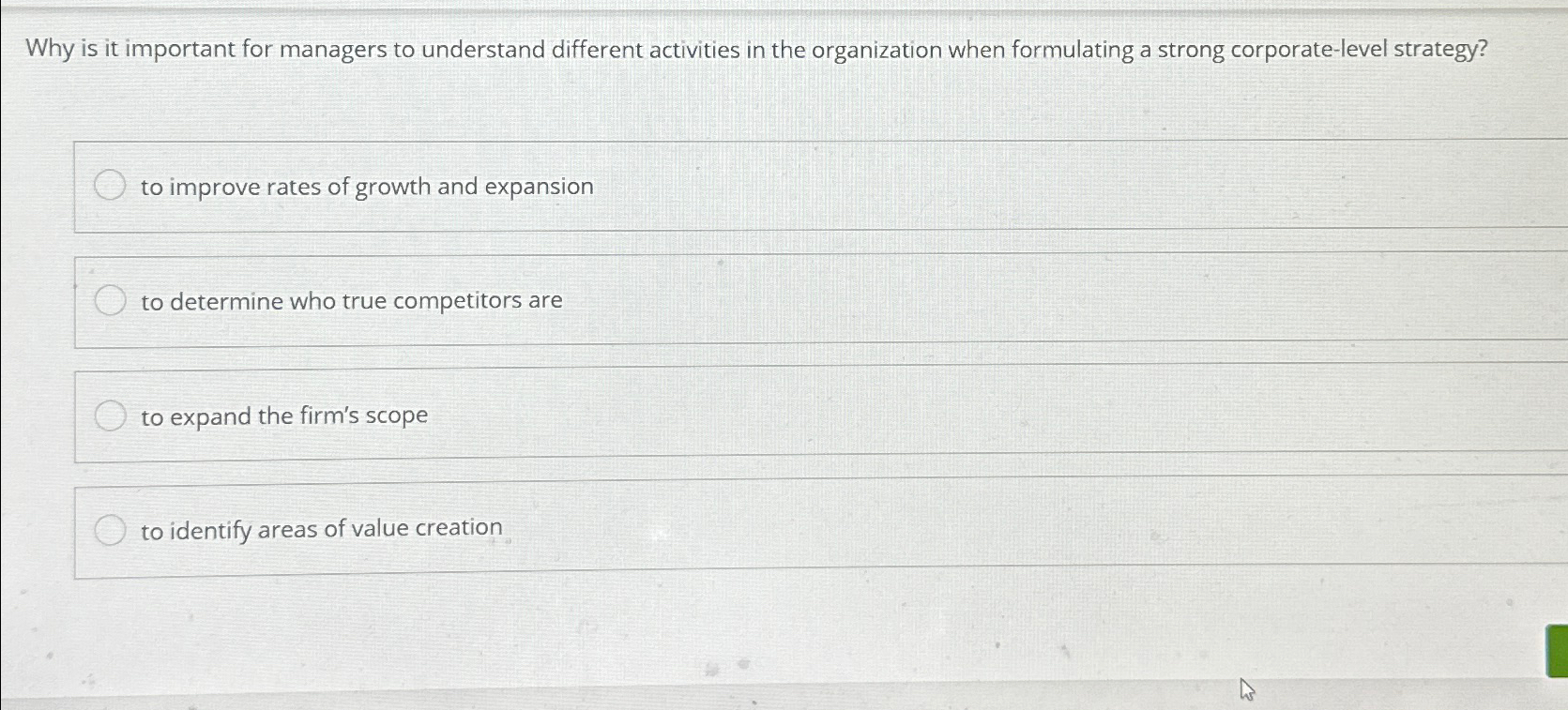  Why is it important for managers to understand different activities in