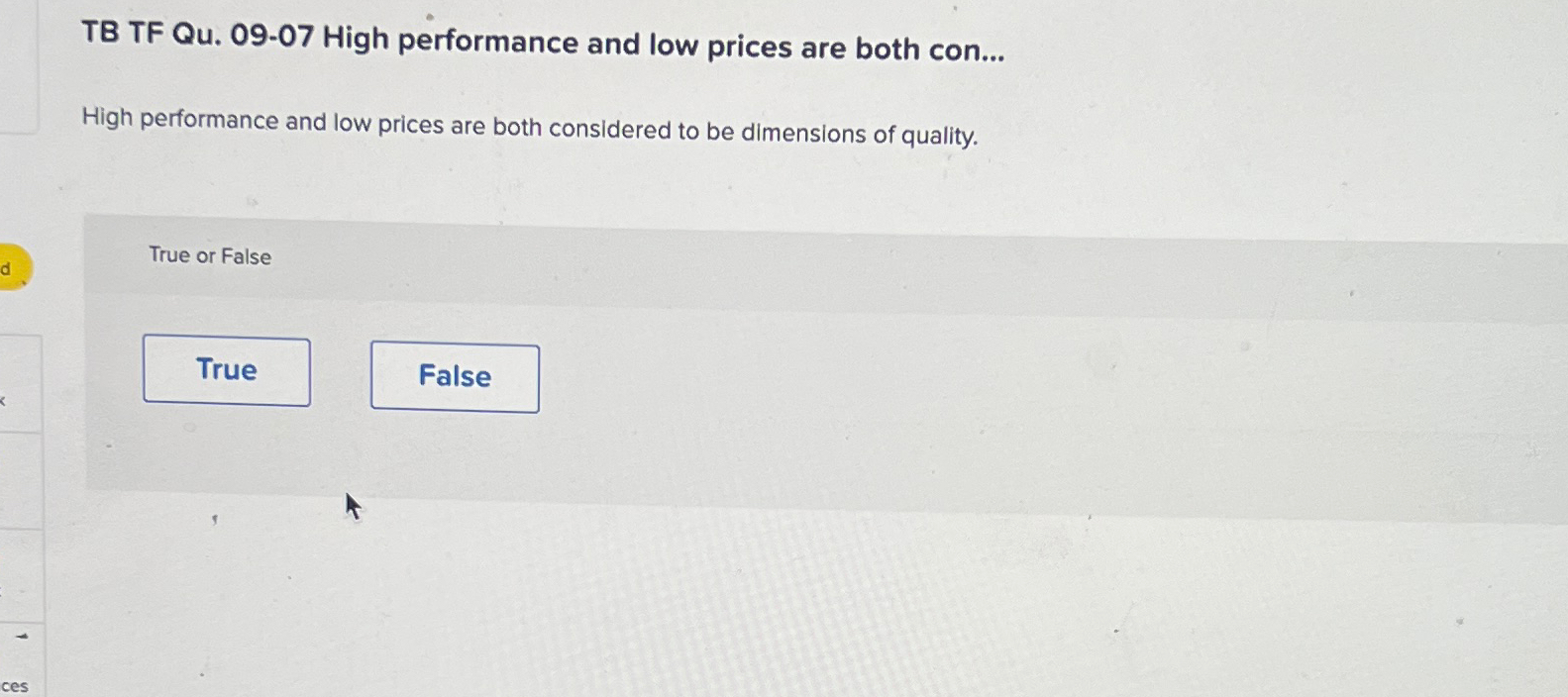  TB TF Qu.09-07 High performance and low prices are both con...