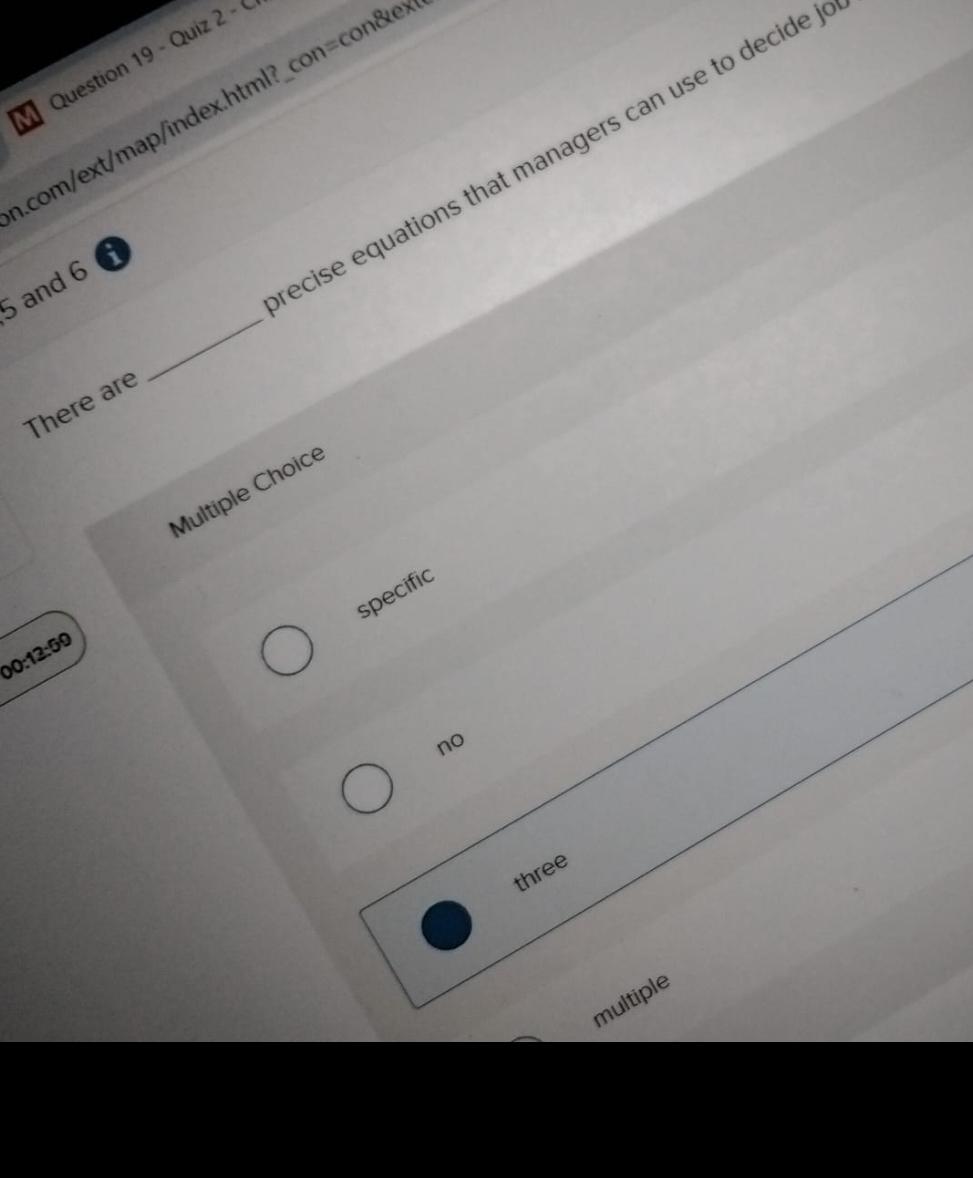  There are precise equations that managers can use to design job