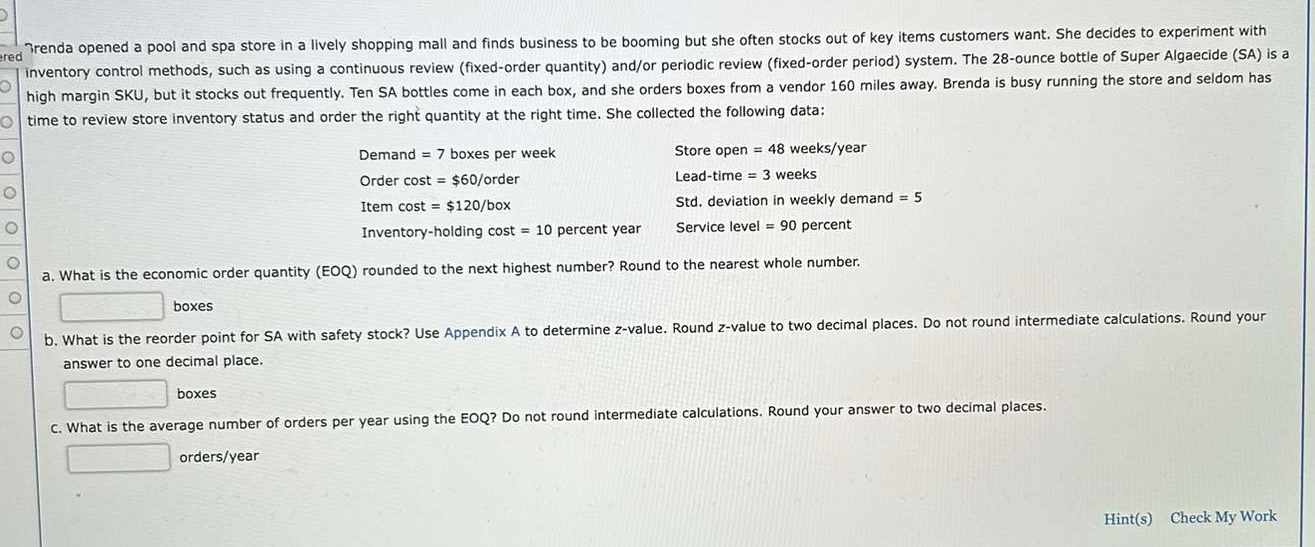  Trenda opened a pool and spa store in a lively shopping