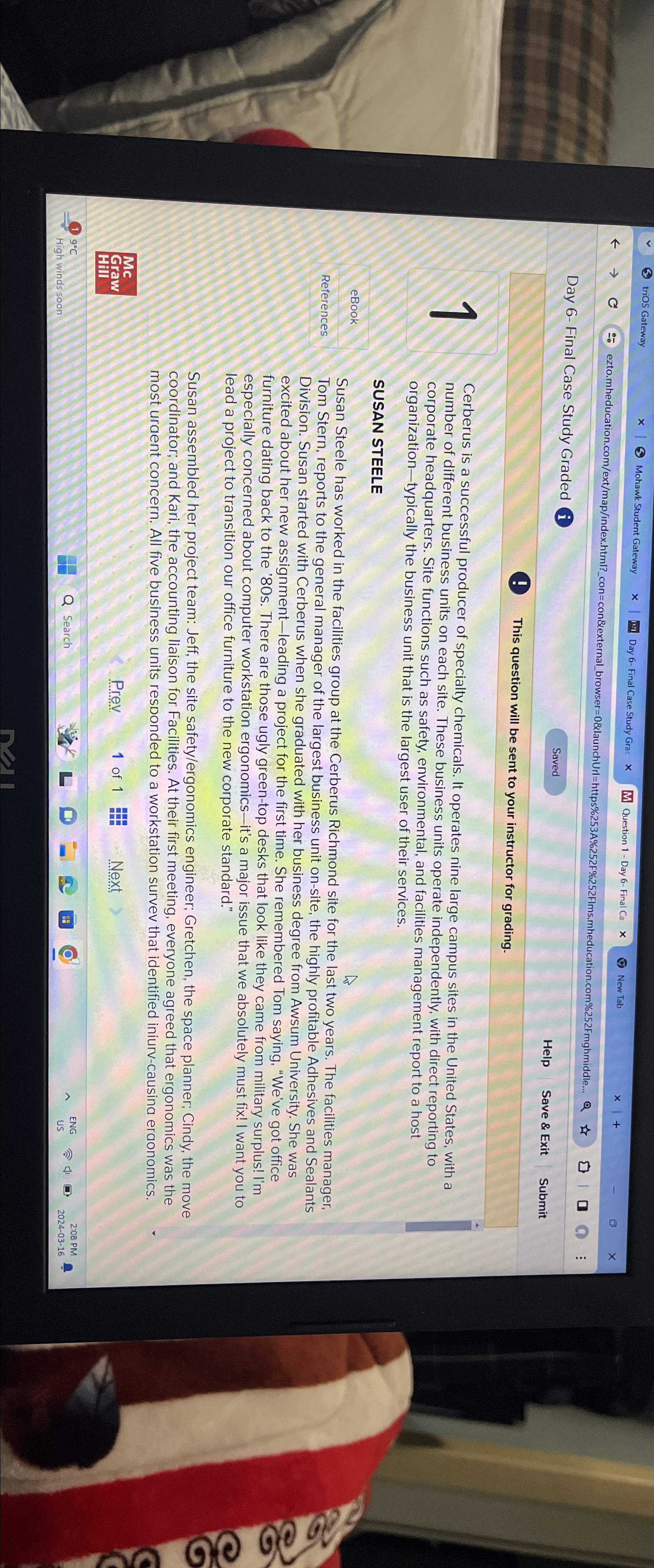  Day 6- Final Case Study Graded i Help Save & Exit
