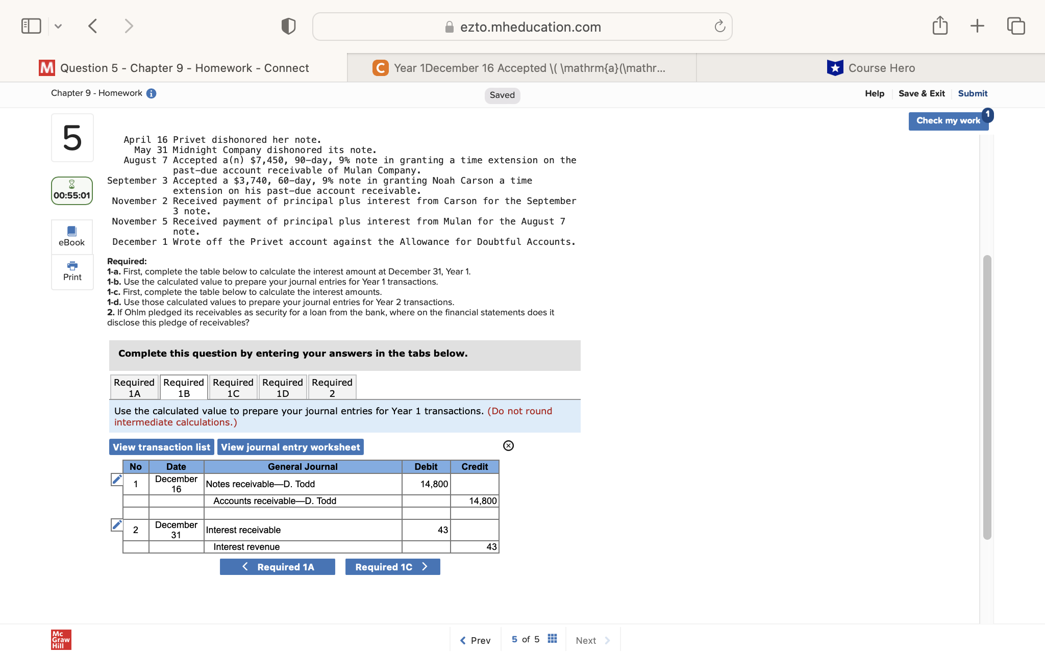 - Connect C Year 1December 16 Accepted \\( \\mathrm{a} (\\mathr... Course Hero