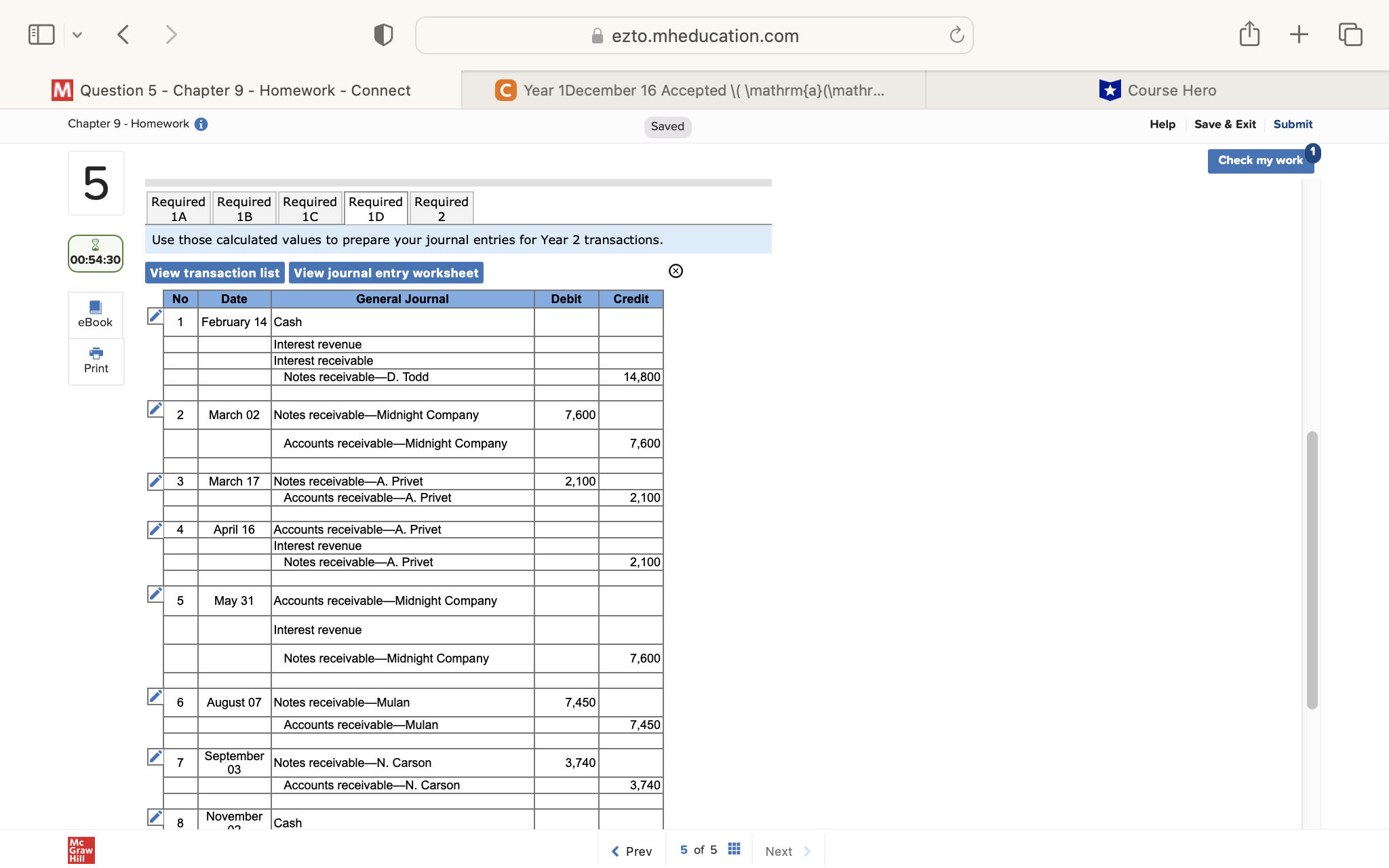 days a year. 8 00:55:08 Year 1 December 16 Accepted a (n)